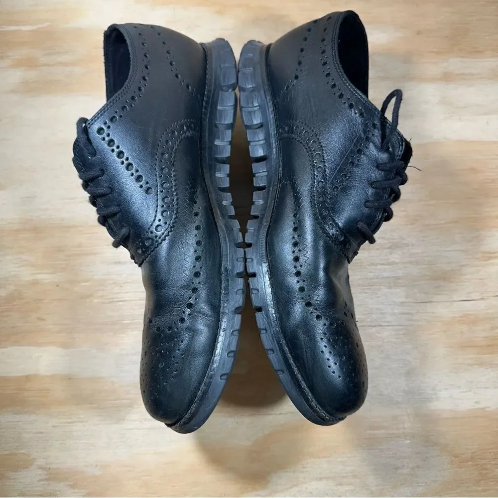 Cole Haan Zerogrand Black Leather Shoes Men’s Size 8.5